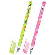 Ручка шариковая с принтом FUNSTER (ФАНСТЕР) STICK «CUTE CAPY», СИНЯЯ, SOFT TOUCH покрытие, узел 0,7 мм, линия письма 0,35 м, 144393