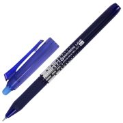 Ручка стираемая гелевая с грипом BRAUBERG «LINE DARK COLOR», СИНЯЯ, игольчатый наконечник 0,7 мм, линия письма 0,5 мм, 144438