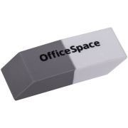 Ластик «OfficeSpace» скошенный, комбинированный, термопластичная резина, 41*14*8мм, арт. 10064