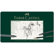 Набор карандашей ч/г Faber-Castell «Pitt Graphite», 26 предметов, заточен., метал. кор.