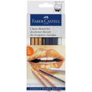 Набор художественных изделий Faber-Castell « Goldfaber Classic Sketch», 6 предметов, картон. упаковка
