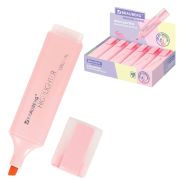 Текстовыделитель BRAUBERG «ORIGINAL PASTEL», ПАСТЕЛЬНЫЙ РОЗОВЫЙ, линия 1-5 мм, 151693