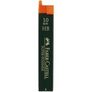 Грифели для механических карандашей Faber-Castell «Super-Polymer», 12шт., 1,0мм, HB