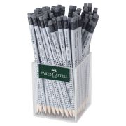 Карандаш ч/г Faber-Castell «Grip 2001» HB, с ластиком, трехгранный, заточен., стакан