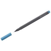 Ручка капиллярная Faber-Castell «Grip Finepen» кобальтово-бирюзовая, 0,4мм, трехгранная