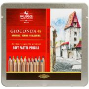Пастельные карандаши Koh-I-Noor «Gioconda», 48цв., метал. коробка (ПОД ЗАКАЗ)