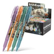 Текстовыделитель ERICH KRAUSE V-15 «Big City Cats», АССОРТИ В ДИСПЛЕЕ, линия 0,6-3,5 мм, 63368