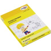 Пластилин Гамма «Юный художник», 08 цветов, 112г, со стеком, картон. упаковка