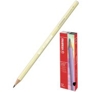Карандаш чернографитный STABILO, 1 шт., «Schwan Pastel», HB, корпус пастельный желтый, 421/HB-1