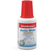 Корректирующая жидкость ERICH KRAUSE «Arctic White», 20 мл, экстра-белизна, флакон с кисточкой, 6