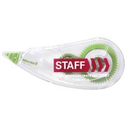 Штрих-лента «STAFF» College, 5 мм х 6 м, корпус прозрачный, блистер, 226807