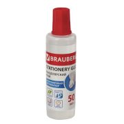 Клей канцелярский силикатный «Brauberg» 50мл, арт.221020