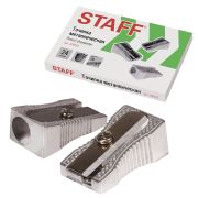 Точилка STAFF «Basic» PS-529, металлическая клиновидная, в картонной коробке, 226529