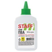 Клей ПВА STAFF EVERYDAY 85 г, с дозатором, 225175