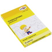 Пластилин Гамма «Юный художник», 18 цветов, 252г, со стеком, картон. упаковка