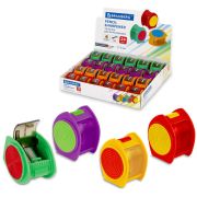 Точилка BRAUBERG «Flash», с контейнером, пластиковая, корпус ассорти, 228472