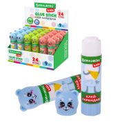 Клей-карандаш «BRAUBERG» Kids «Зверята: кошка, мышка, хрюшка»9 г, 271138
