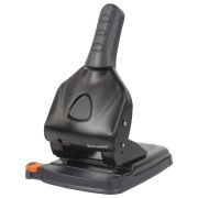 Дырокол металлический МОЩНЫЙ BRAUBERG «Heavy duty» до 65 л., эргономичный, черный, 228496