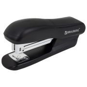 Степлер №24/6, 26/6 BRAUBERG «SX-39», до 25 листов, черный, 228590