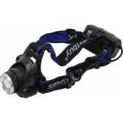 Фонарь налобный Smartbuy SBF-HL024, аккумуляторный, светодиодный, 5 LED, черный