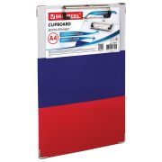 Доска-планшет BRAUBERG «Flag» с прижимом А4 (226х315 мм), российский флаг, картон/ламинированная бумага, 232235