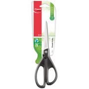 Ножницы MAPED (Франция) «Essentials Green», 210 мм, черные, эргономичные ручки, картонная упаковка с европодвесом, 468110