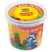 Тесто для лепки 4 цв. 60 г. «Мульти Пульти» Енот на каникулах, 12206