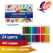 Пластилин 24 цв. «Луч» Классика 480 г