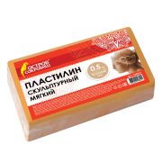 Пластилин скульптурный «Остров сокровищ» 0,5 кг, телесный, мягкий, 104813