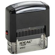Оснастка для штампа, оттиск 38х14 мм, синий, TRODAT IDEAL 4911 P2, корпус черный, подушка, 125417