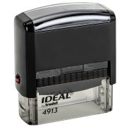 Оснастка для штампа, оттиск 58х22 мм, синий, TRODAT IDEAL 4913 P2, корпус черный, подушка, 125423