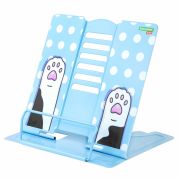 Подставка для книг и учебников большая BRAUBERG KIDS «Lil Paws», регулируемый угол наклона, металлическая, 238053
