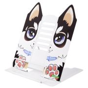 Подставка для книг и учебников большая фигурная BRAUBERG KIDS «Puppy», регулируемый угол наклона, металлическая, 238058