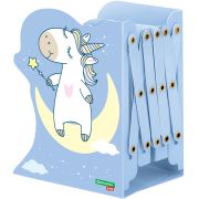 Подставка-держатель для книг и учебников фигурная BRAUBERG KIDS «Unicorn» раздвижная, металл, 238069