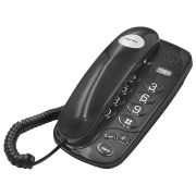 Телефон TEXET TX-238, световая индикация звонка, тональный / импульсный режим, повтор, черный, 126898