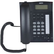 Телефон SANYO RA-S517B, спикерфон, память 30 номеров, тональный / импульсный режим, черный