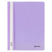 Скоросшиватель пластиковый BRAUBERG «Pastel» А4, 130/180 мкм, лиловый, 270456