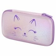Пенал BRAUBERG SHINY, 1 отделение, 1 откидная планка, ЭВА, 22х13х4 см, «Счастливый кот», 271554