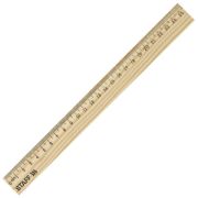 Линейка 25 см деревянная, ЛП-250, С-06