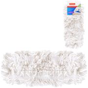 Насадка МОП для швабры OfficeClean Professioanl карманы\уши, 42*12см, хлопок (ворс 4-5,5см), белая