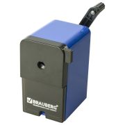 Точилка механическая «Brauberg» RoboBlue мет.мех, черный/синий, 222515
