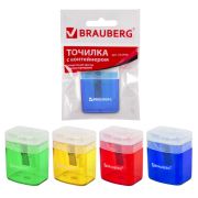 Точилка с контейнером «Brauberg» OfficeBox, арт.222494
