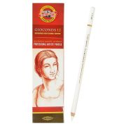 Угольный карандаш Koh-I-Noor «Gioconda Extra 8812» H, белый, заточен