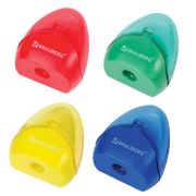 Точилка с контейнером «Brauberg» BELL, пластиковая, конусообразная,цвет корпуса ассорти, 226937
