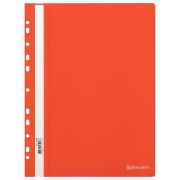 Скоросшиватель пластиковый с перфорацией BRAUBERG EXTRA, А4, 140/180 мкм, красный, 272898
