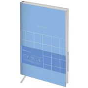 Ежедневник недатированный, А5, 136л., кожзам, Greenwich Line «Vision. Quadro. Icy blue», тон. блок, срез фольга