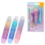Корректирующая лента двусторонняя BRAUBERG «GRADE PASTEL», 5 мм x 10 м, КОМПЛЕКТ 3 штук, 273026