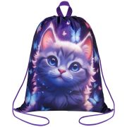 Мешок для обуви BRAUBERG KIDS, с петлей, 42х34 см, «Любознательный кот», 273434