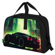 Сумка для занятий BRAUBERG KIDS с ручками, с плечевым ремнем, подкладка, 35x25x15 см, «Зеленый город», 274630