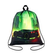 Мешок для обуви BRAUBERG KIDS, с петлей, 42х34 см, «Зеленый город», 274642
